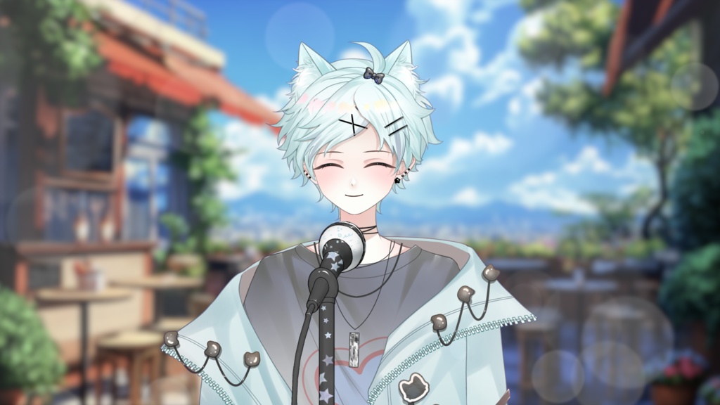 【Live2D Model】Miya【Blue Ver.】VTuber Model 【Live2Dモデル】