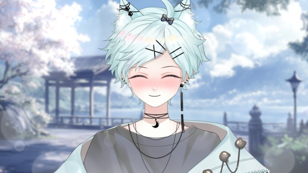 【Live2D Model】Miya【Blue Ver.】VTuber Model 【Live2Dモデル】