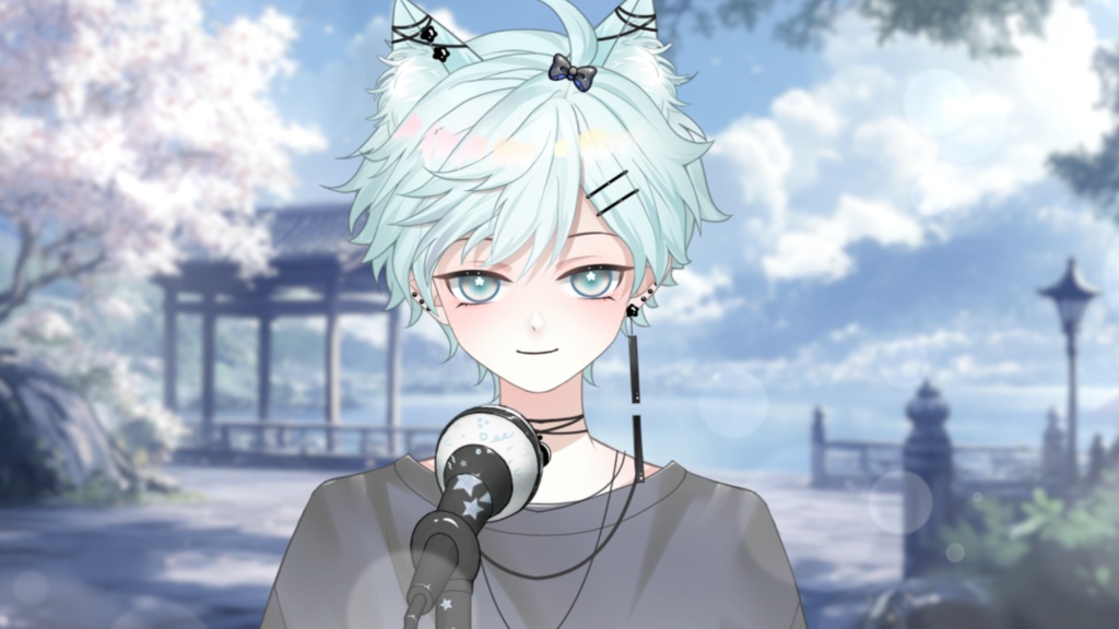 【Live2D Model】Miya【Blue Ver.】VTuber Model 【Live2Dモデル】