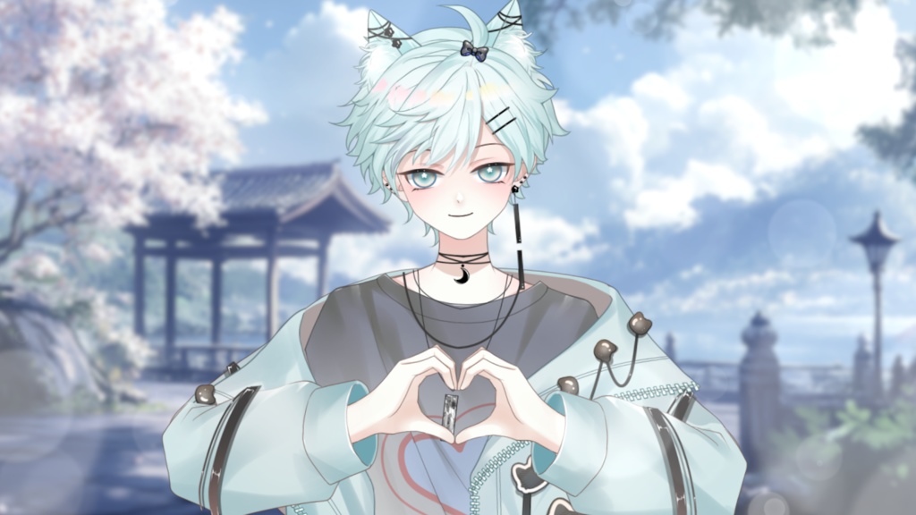 【Live2D Model】Miya【Blue Ver.】VTuber Model 【Live2Dモデル】