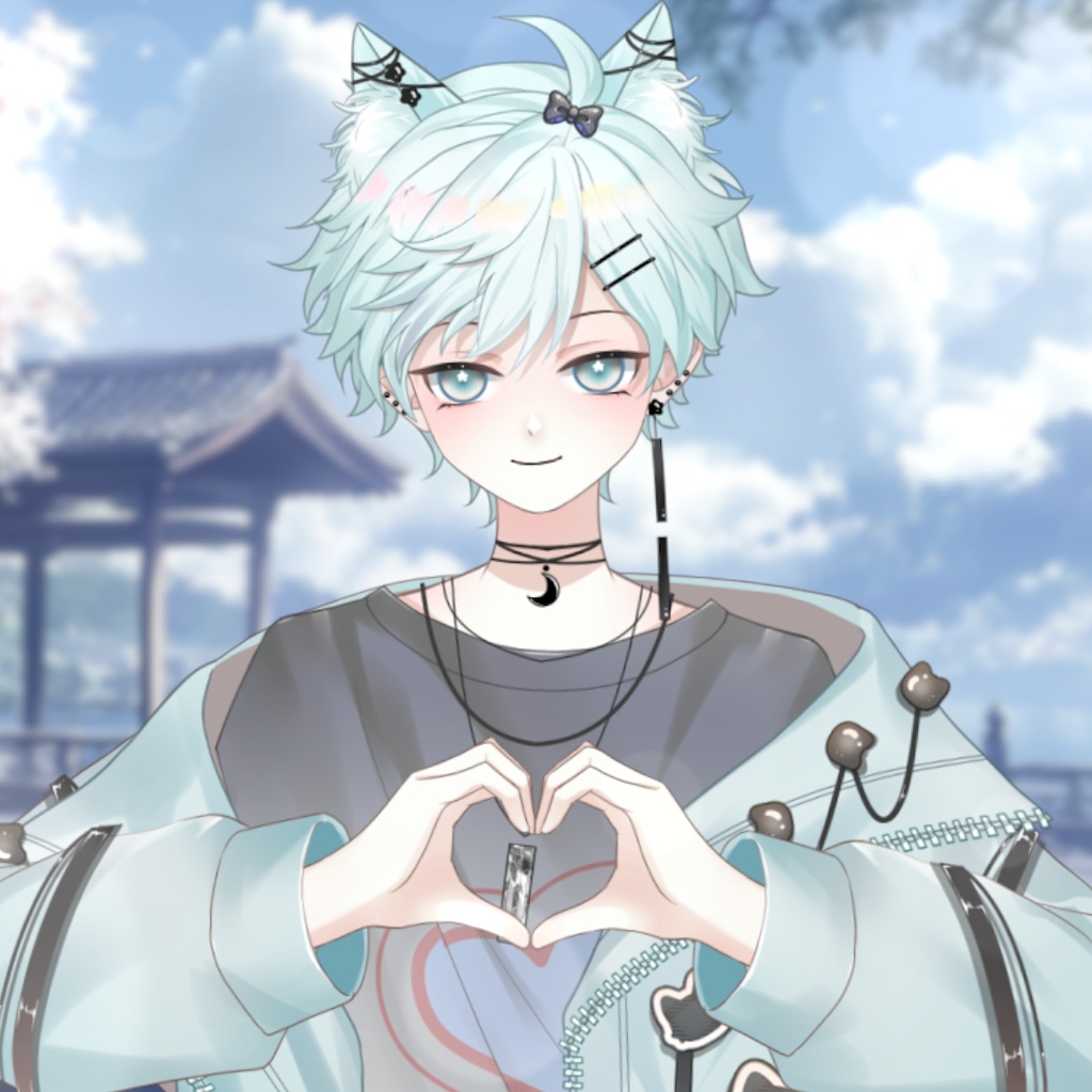 【Live2D Model】Miya【Blue Ver.】VTuber Model 【Live2Dモデル】