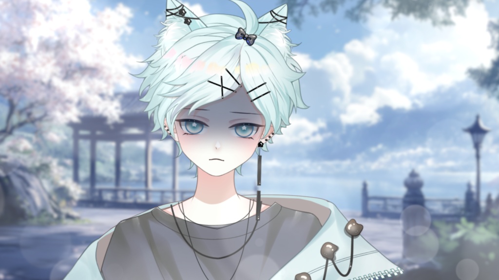 【Live2D Model】Miya【Blue Ver.】VTuber Model 【Live2Dモデル】