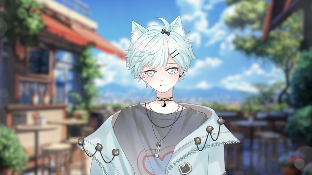 【Live2D Model】Miya【Blue Ver.】VTuber Model 【Live2Dモデル】