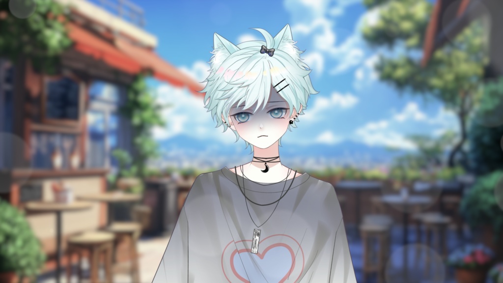 【Live2D Model】Miya【Blue Ver.】VTuber Model 【Live2Dモデル】