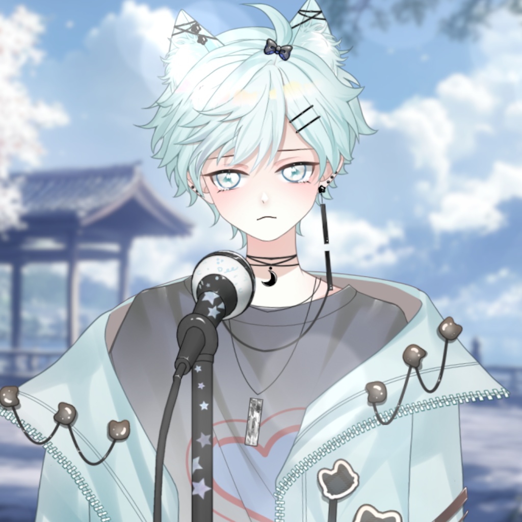 【Live2D Model】Miya【Blue Ver.】VTuber Model 【Live2Dモデル】