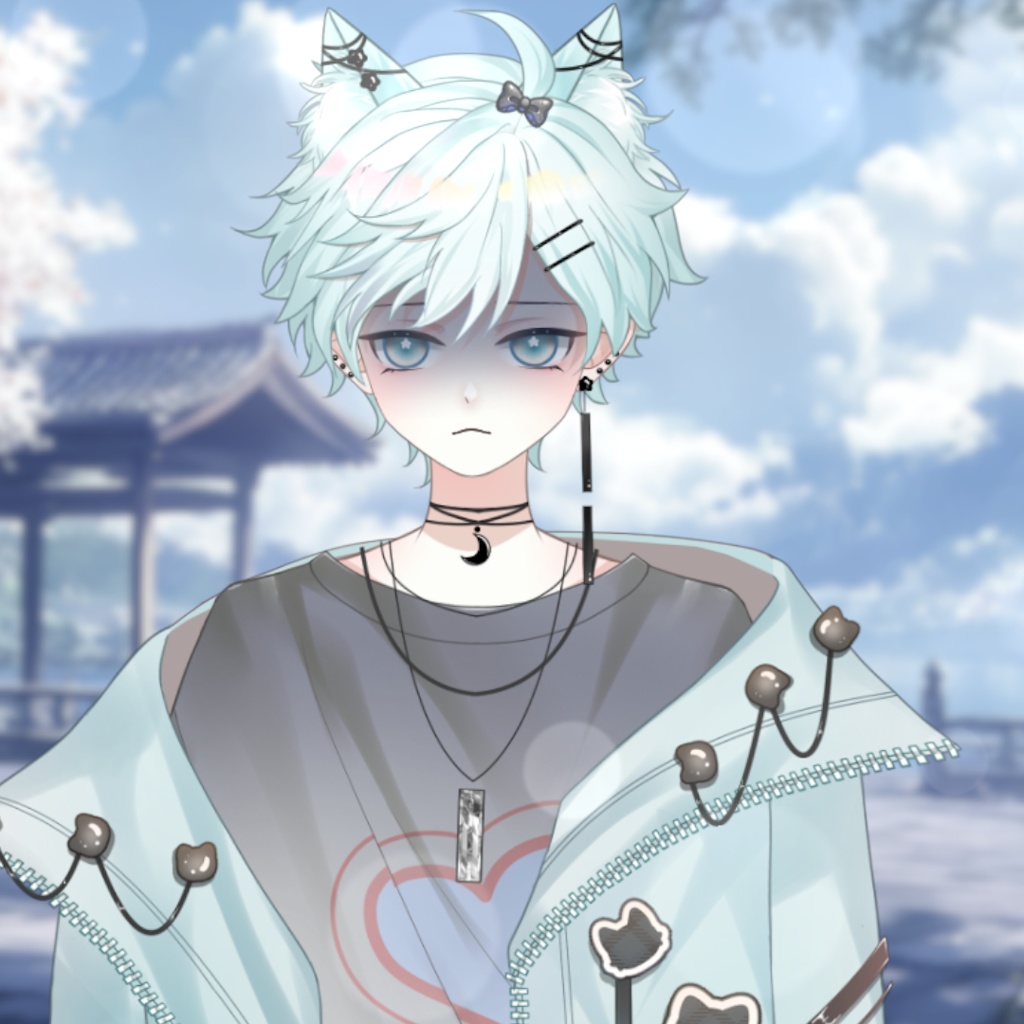 【Live2D Model】Miya【Blue Ver.】VTuber Model 【Live2Dモデル】