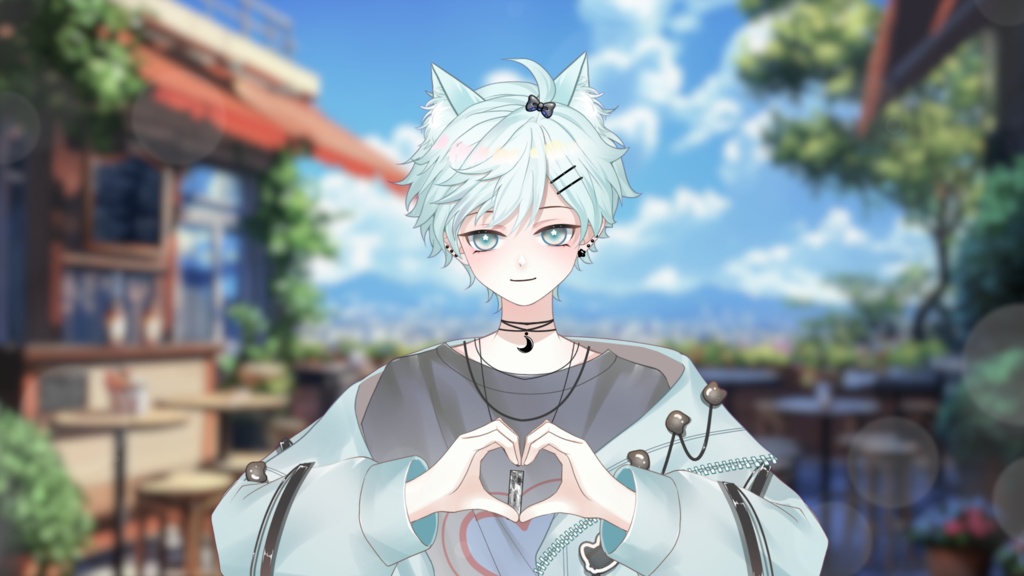 【Live2D Model】Miya【Blue Ver.】VTuber Model 【Live2Dモデル】