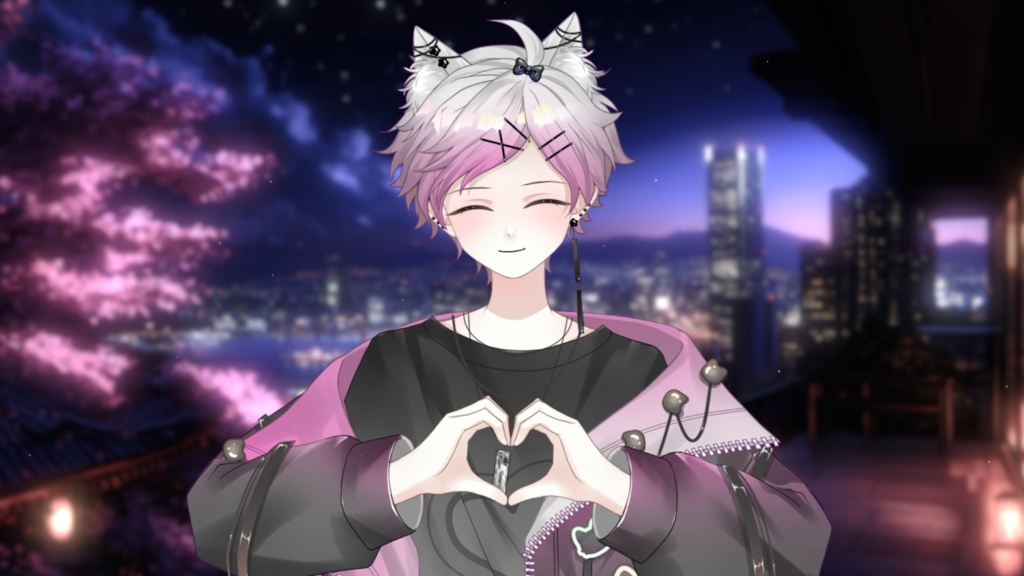 【Live2D Model】Miya【Pink Ver.】VTuber Model 【Live2Dモデル】