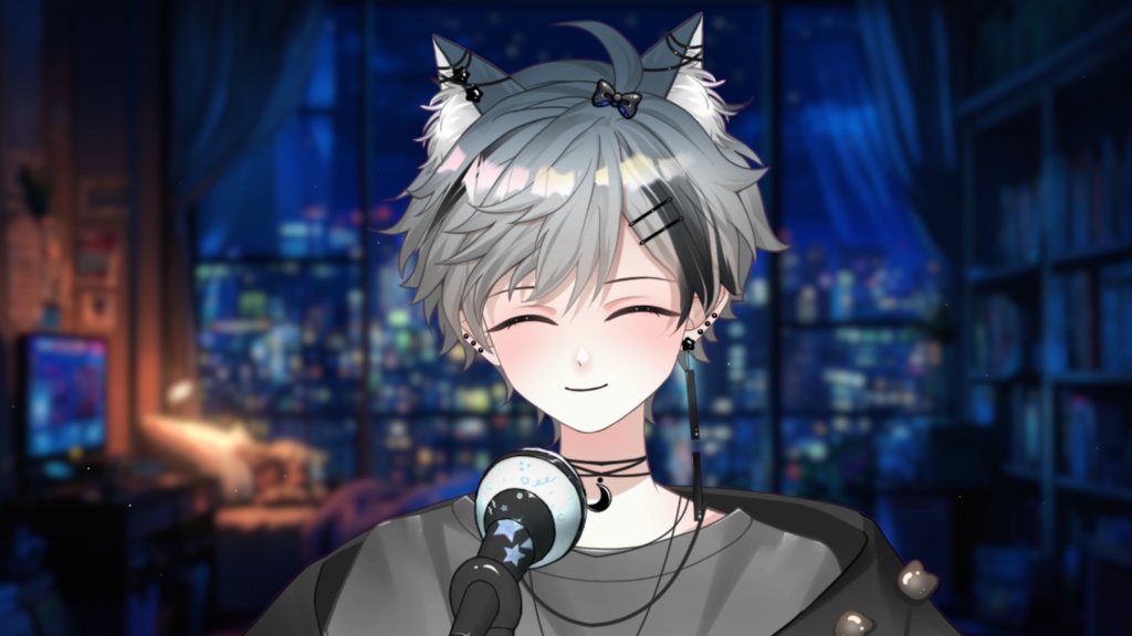 【Live2D Model】Miya【Gray Ver.】VTuber Model 【Live2Dモデル】