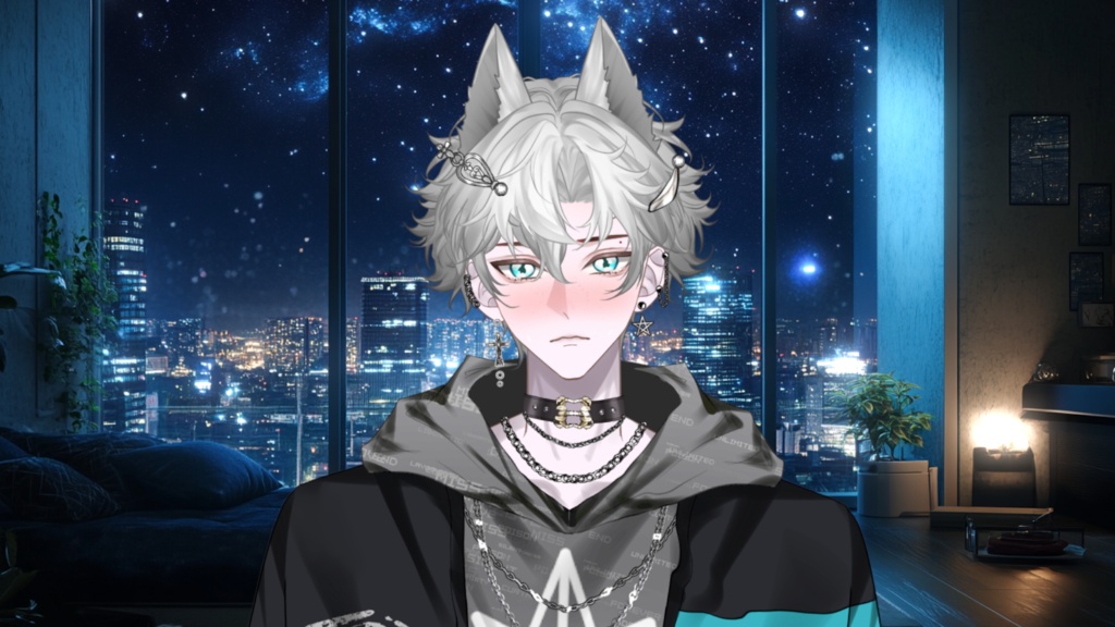 【Live2D Model】Phelix【Gray Ver.】 VTuber Model 【Live2Dモデル】