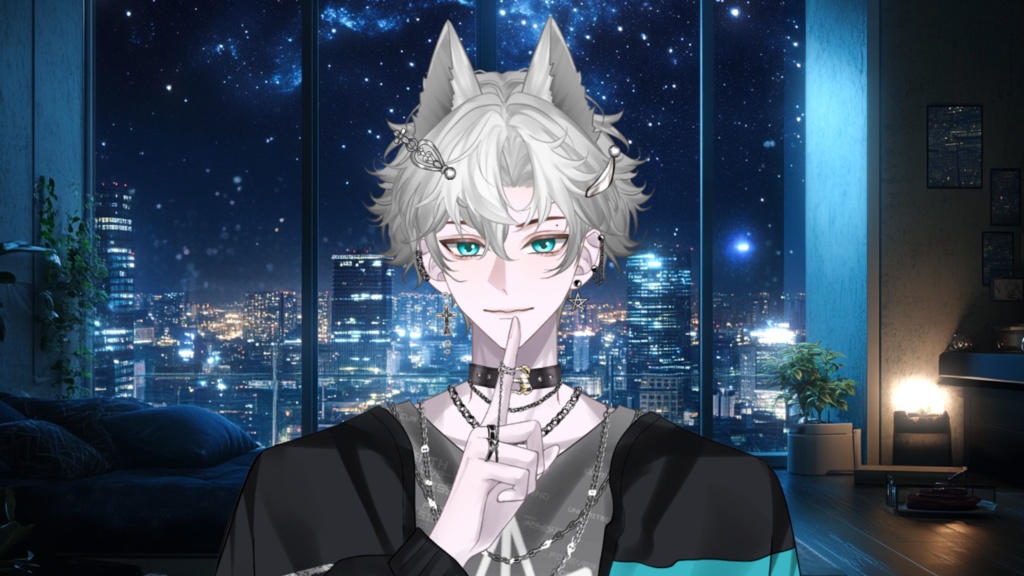 【Live2D Model】Phelix【Gray Ver.】 VTuber Model 【Live2Dモデル】