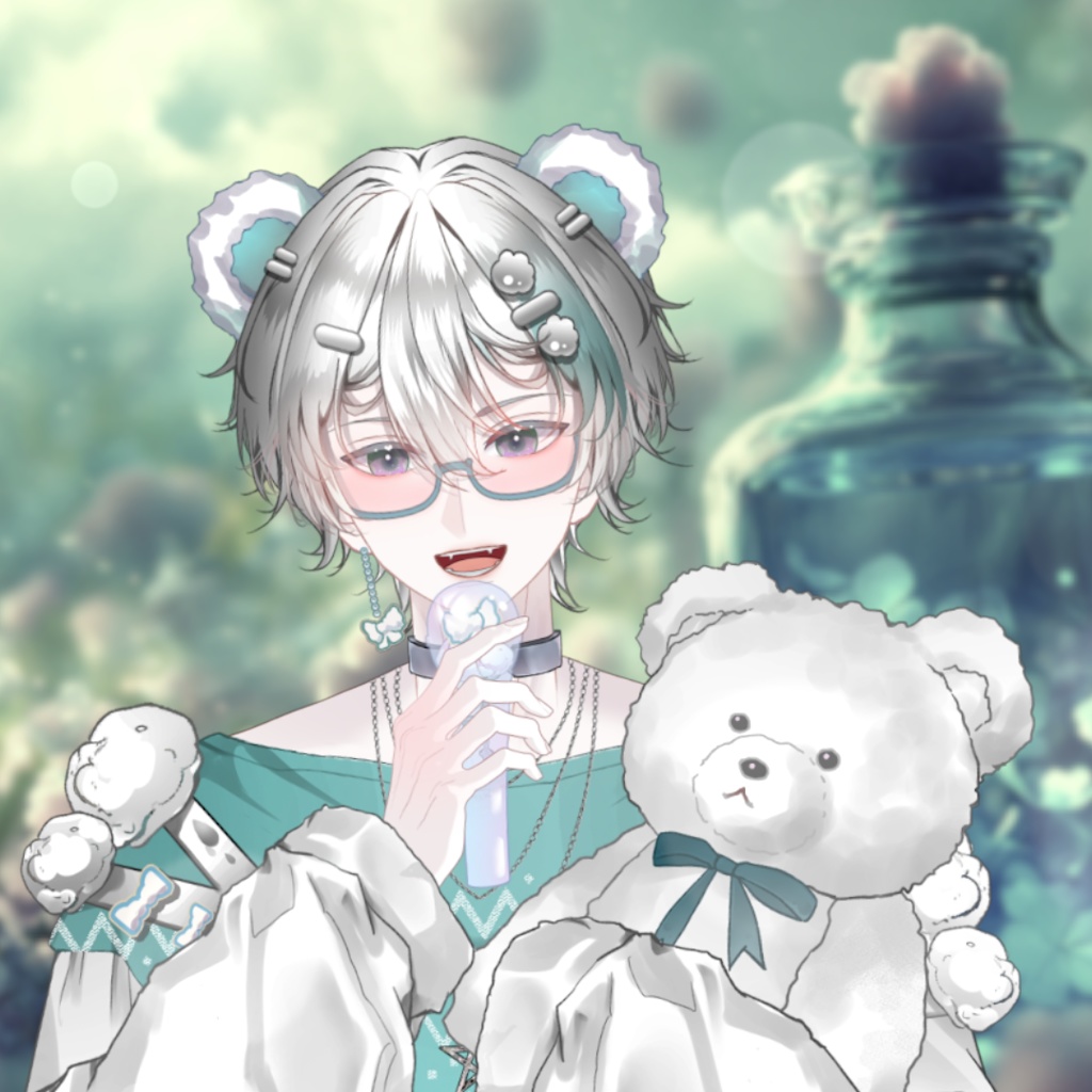 【Live2D Model】Mallow Cyan Ver. VTuber Model 【Live2Dモデル】