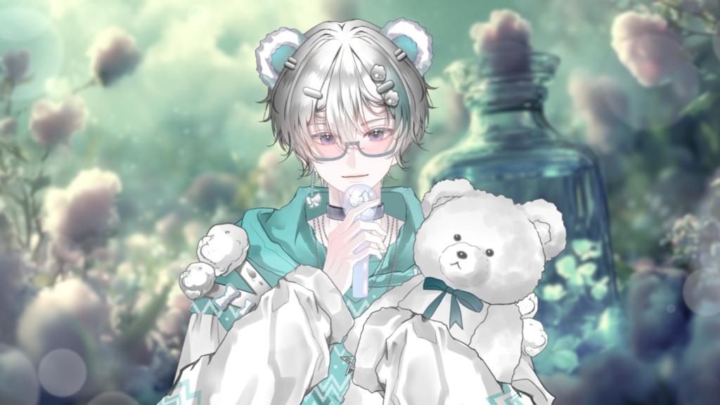 【Live2D Model】Mallow Cyan Ver. VTuber Model 【Live2Dモデル】