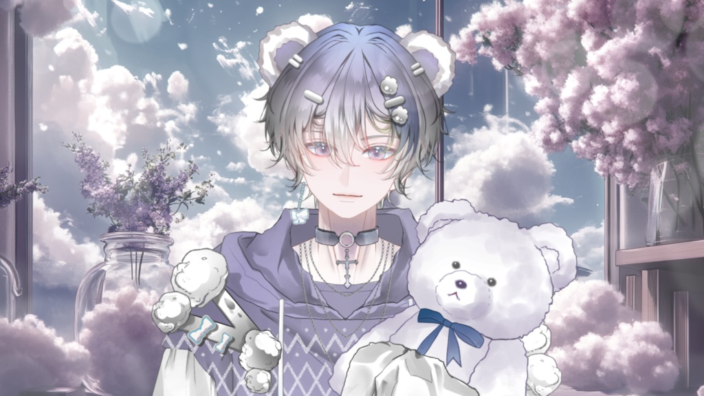 【Live2D Model】Mallow Violet Ver. VTuber Model 【Live2Dモデル】