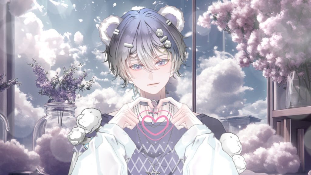 【Live2D Model】Mallow Violet Ver. VTuber Model 【Live2Dモデル】