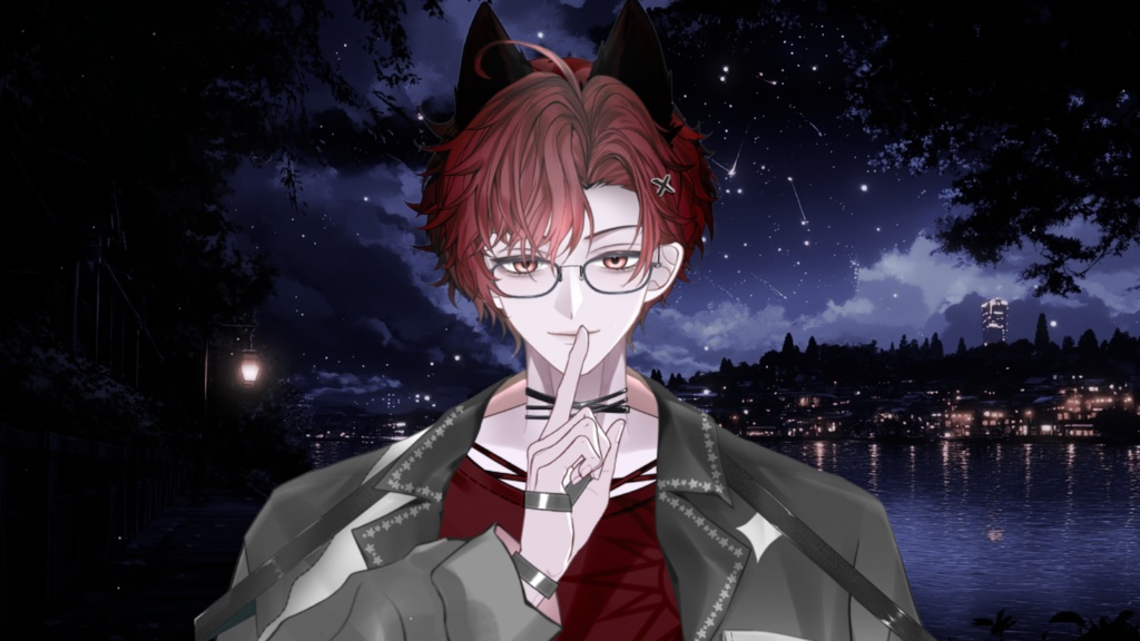 【Live2D Model】Shuxin Red Ver. VTuber Model 【Live2Dモデル】