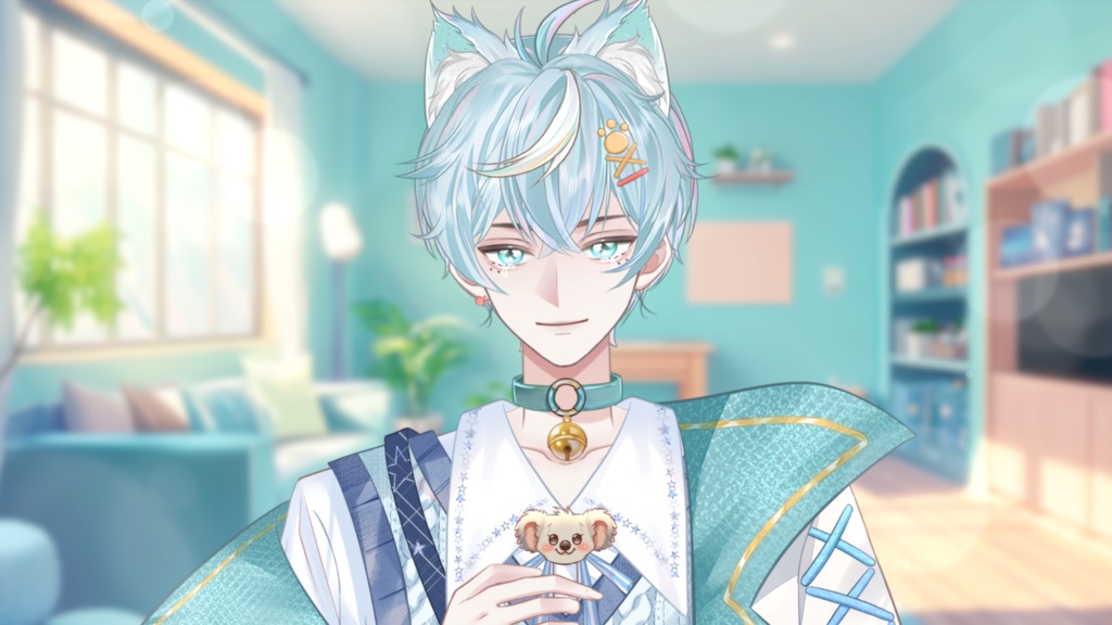 【Live2D Model】Yun Blue Ver. VTuber Model 【Live2Dモデル】