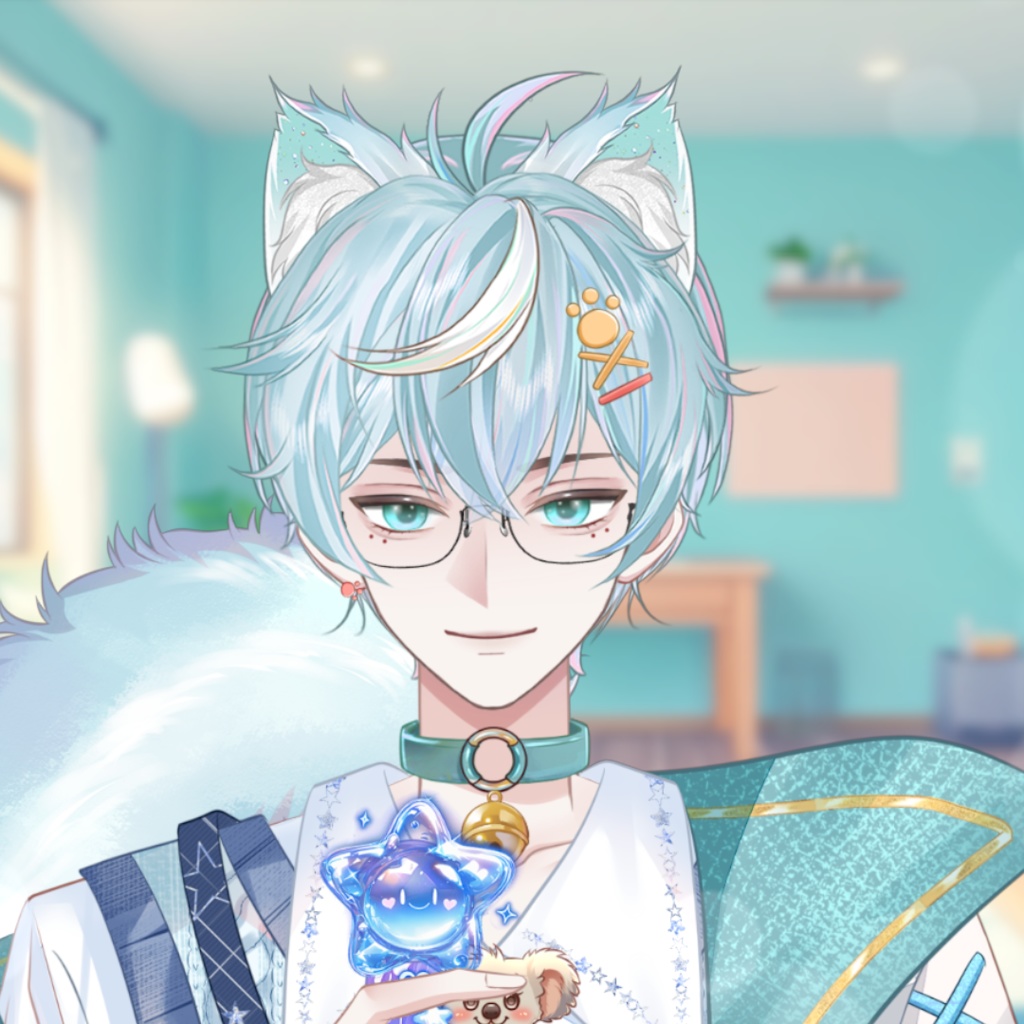 【Live2D Model】Yun Blue Ver. VTuber Model 【Live2Dモデル】