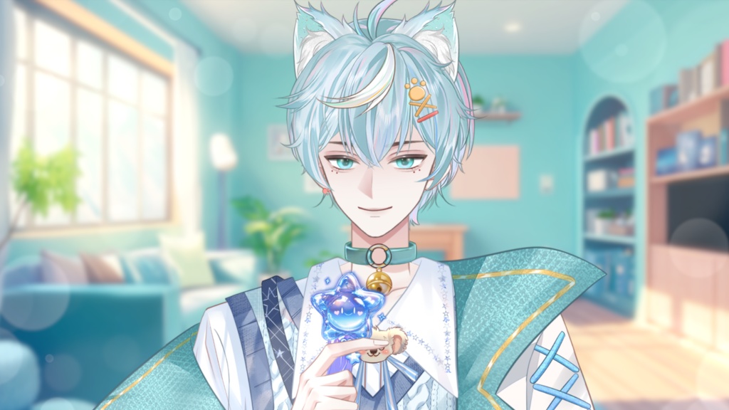 【Live2D Model】Yun Blue Ver. VTuber Model 【Live2Dモデル】