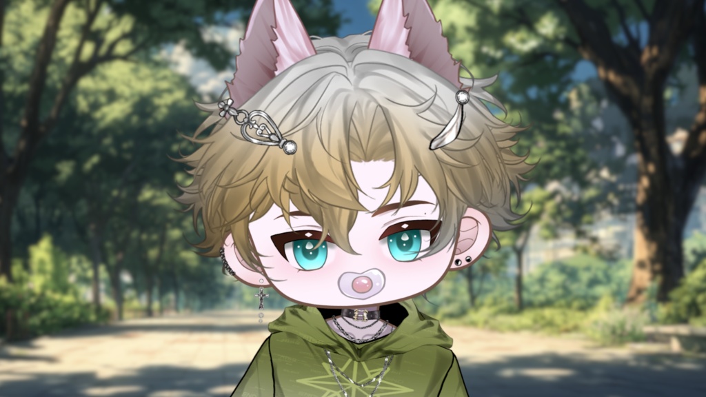 【Live2D Model】Chibi Phelix Yellow Ver. VTuber Model 【Live2Dモデル】