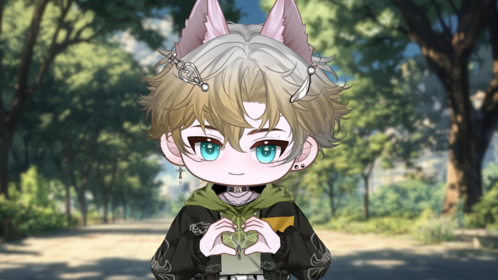 【Live2D Model】Chibi Phelix Yellow Ver. VTuber Model 【Live2Dモデル】