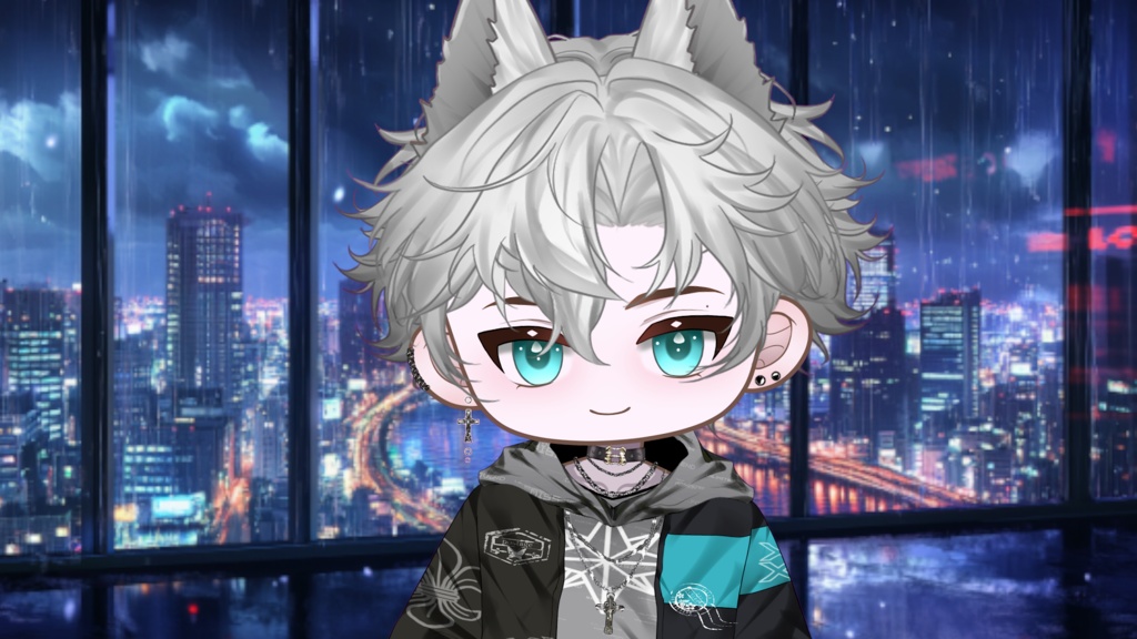 【Live2D Model】Chibi Phelix Gray Ver. VTuber Model 【Live2Dモデル】