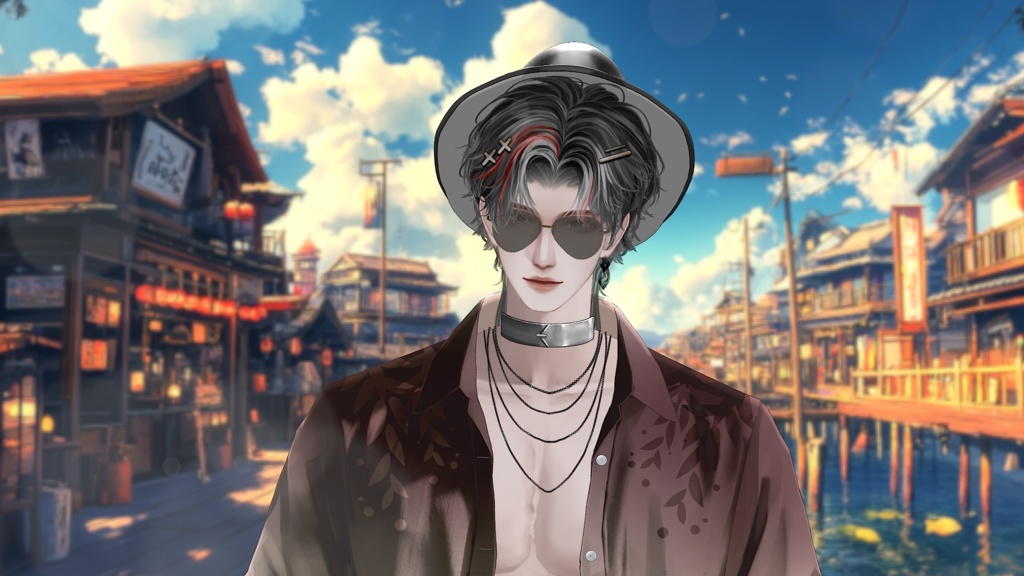 【Live2D Model】Qingming Black Ver. VTuber Model 【Live2Dモデル】