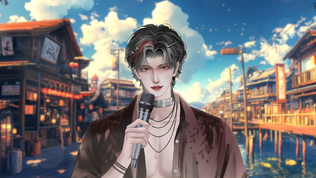 【Live2D Model】Qingming Black Ver. VTuber Model 【Live2Dモデル】