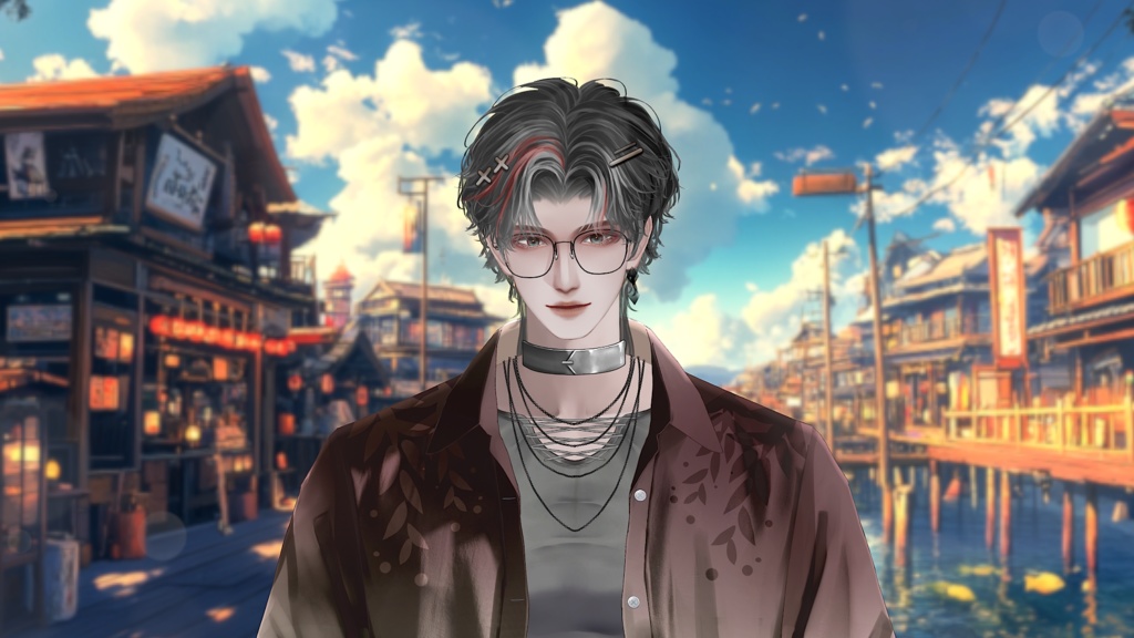 【Live2D Model】Qingming Black Ver. VTuber Model 【Live2Dモデル】