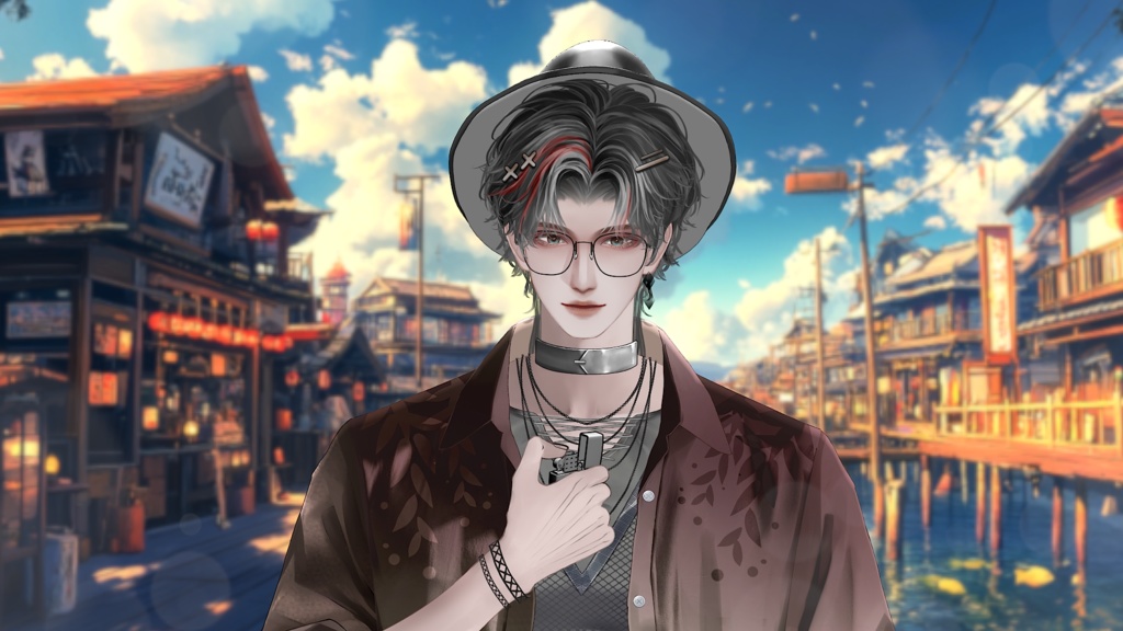 【Live2D Model】Qingming Black Ver. VTuber Model 【Live2Dモデル】