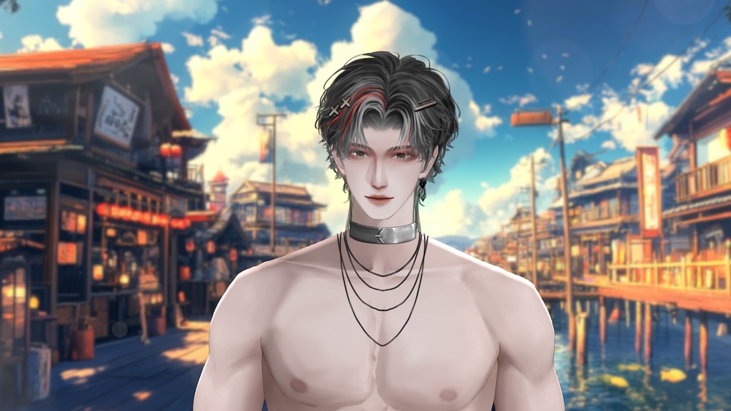 【Live2D Model】Qingming Black Ver. VTuber Model 【Live2Dモデル】