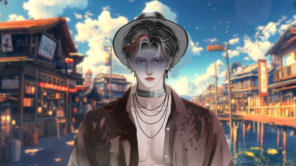 【Live2D Model】Qingming Black Ver. VTuber Model 【Live2Dモデル】