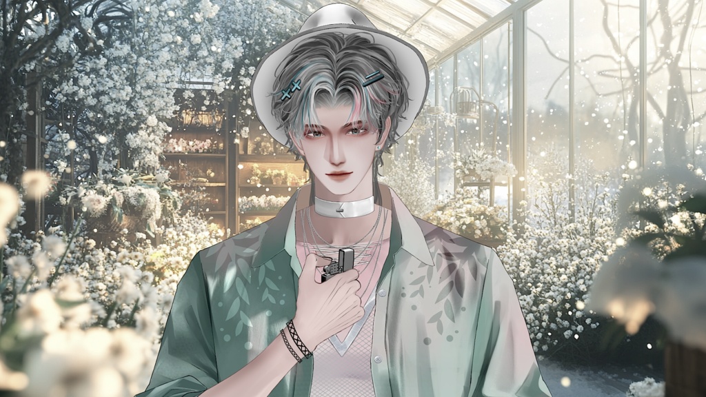 【Live2D Model】Qingming Gray Ver. VTuber Model 【Live2Dモデル】