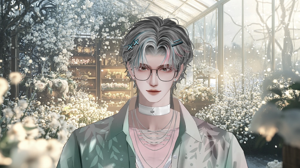 【Live2D Model】Qingming Gray Ver. VTuber Model 【Live2Dモデル】