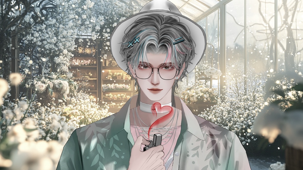 【Live2D Model】Qingming Gray Ver. VTuber Model 【Live2Dモデル】