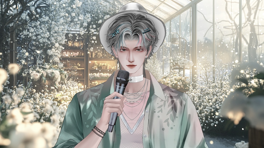 【Live2D Model】Qingming Gray Ver. VTuber Model 【Live2Dモデル】