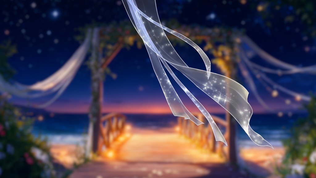 【Live2D Accessories】Gauze Curtain