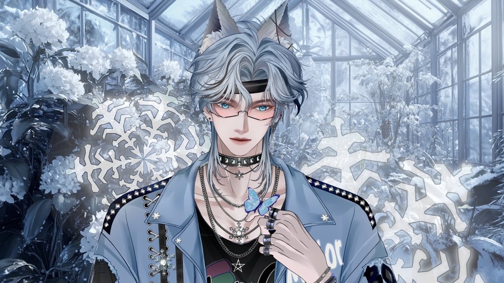 【Live2D Model】Xiaohan Blue Ver VTuber Model 【Live2Dモデル】