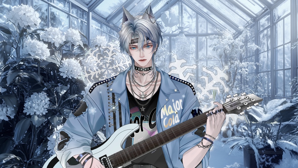 【Live2D Model】Xiaohan Blue Ver VTuber Model 【Live2Dモデル】