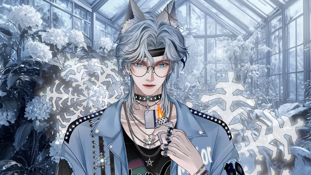 【Live2D Model】Xiaohan Blue Ver VTuber Model 【Live2Dモデル】