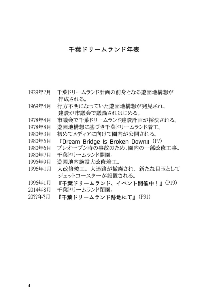 閉園! 千葉ドリームランド