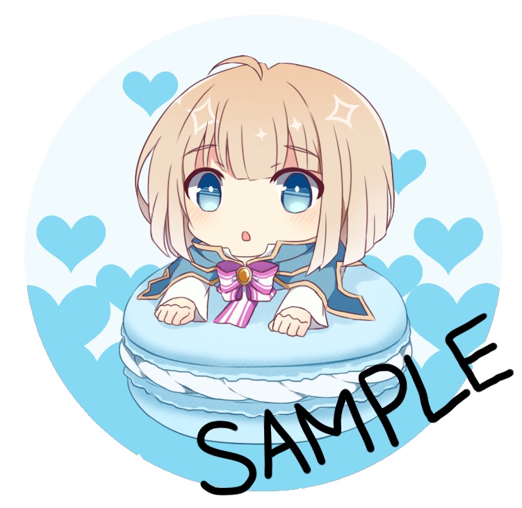 DAME×PRINCE マカロン缶バッジ