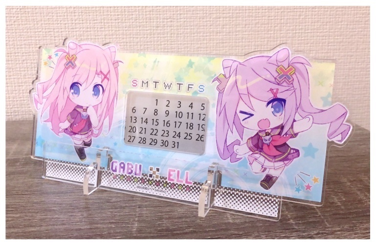 【再販】ガブ&エル アクリル万年カレンダー