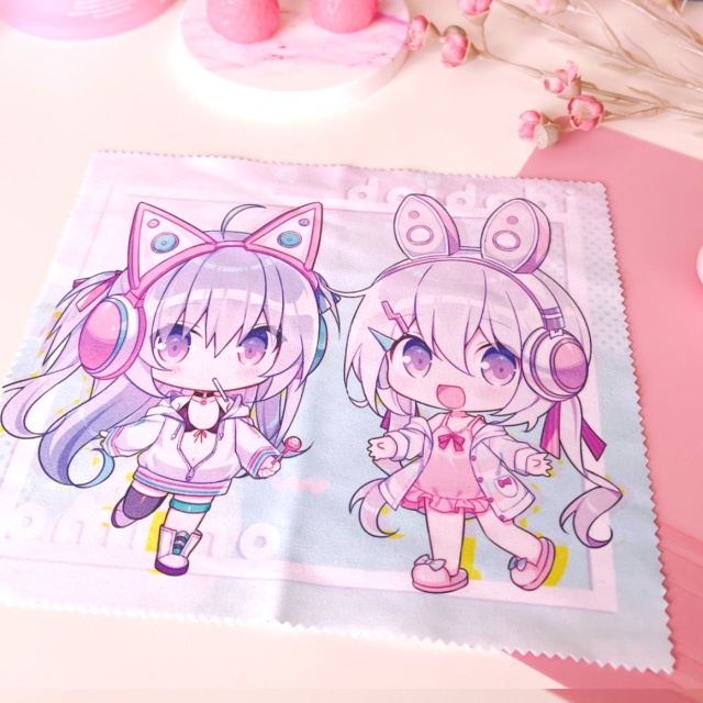 アニマルヘッドホン メガネ拭き