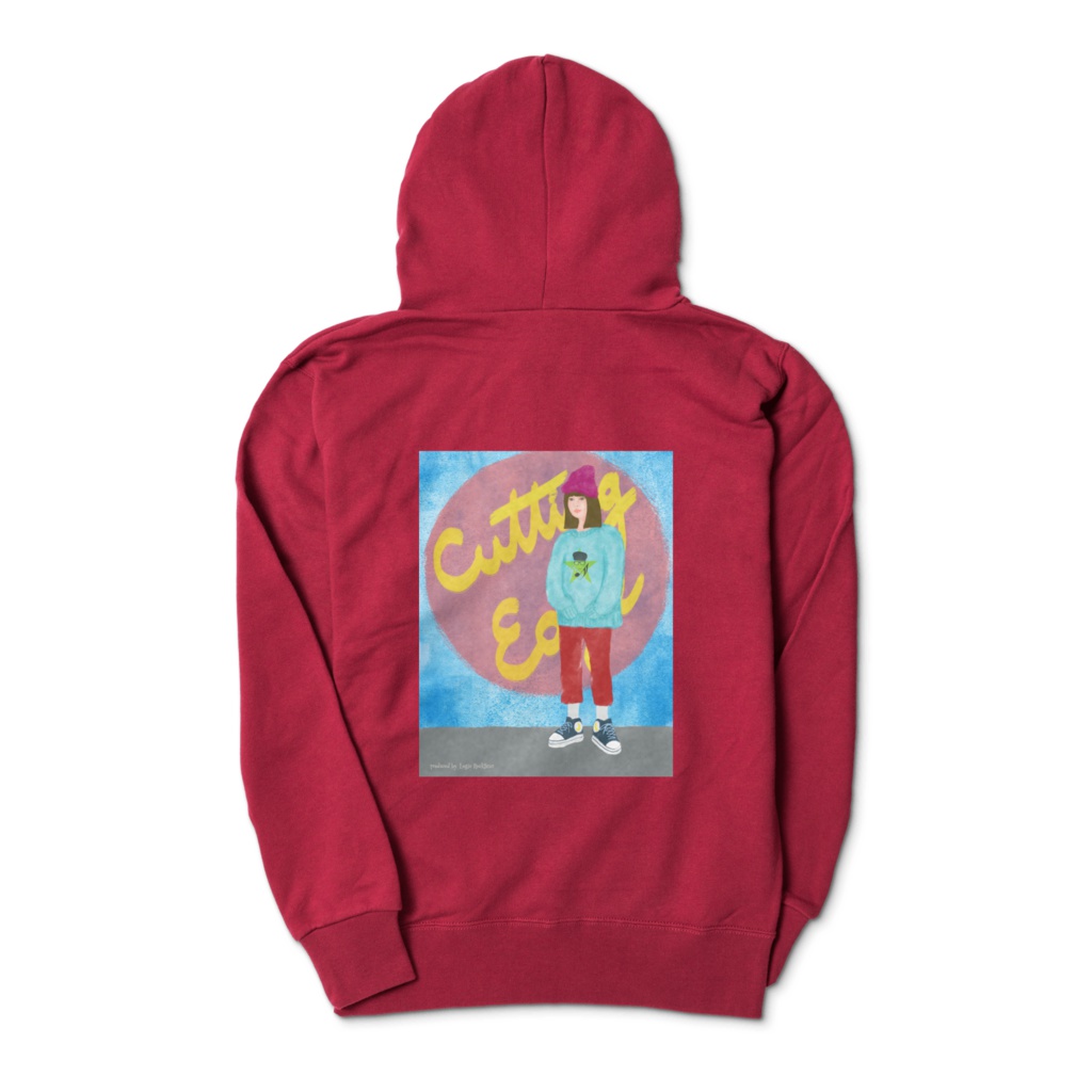 Logic RockStar illustration ジップアップパーカー ストリートスナップ