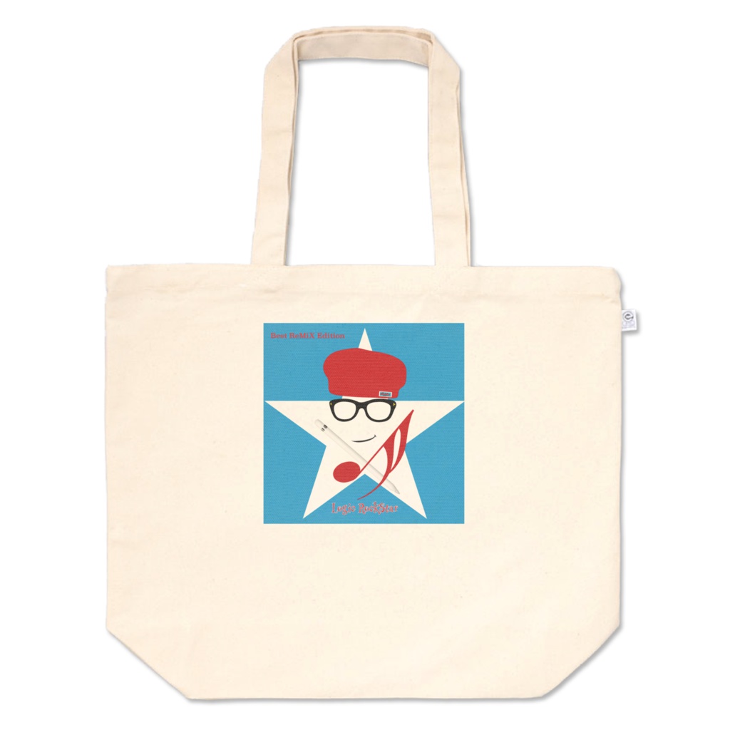 Logic RockStar Original Icon Tote Bag Red béret