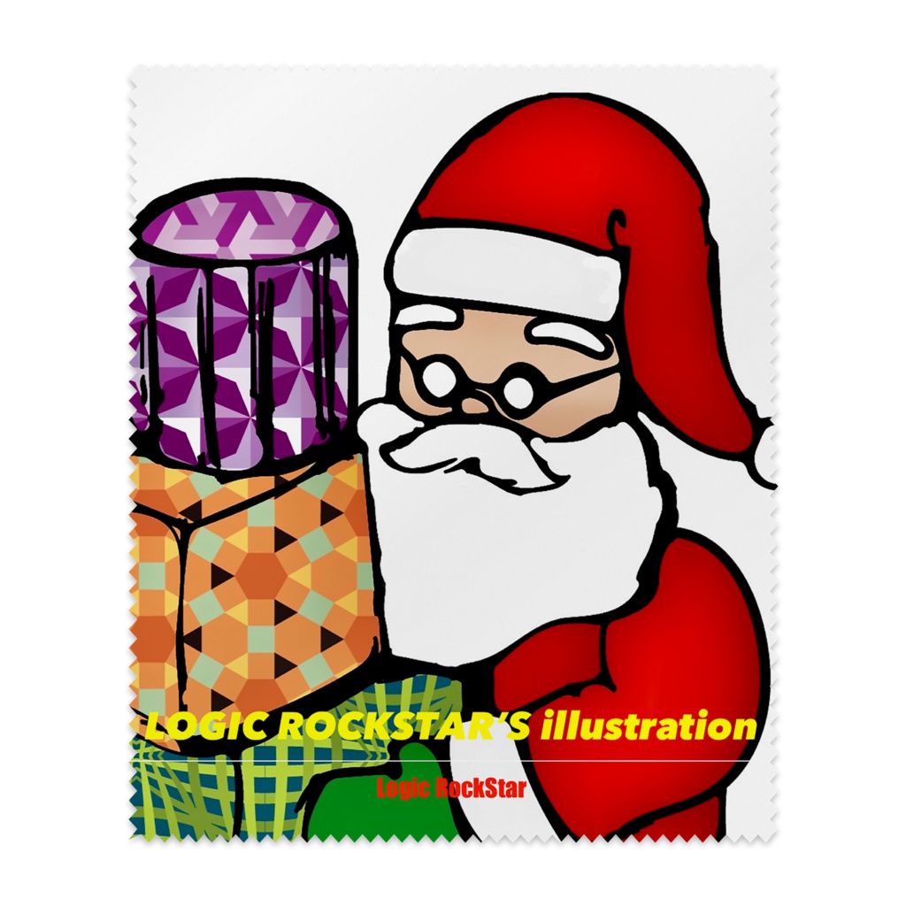 Logic RockStar Original Icon Santa メガネ拭き