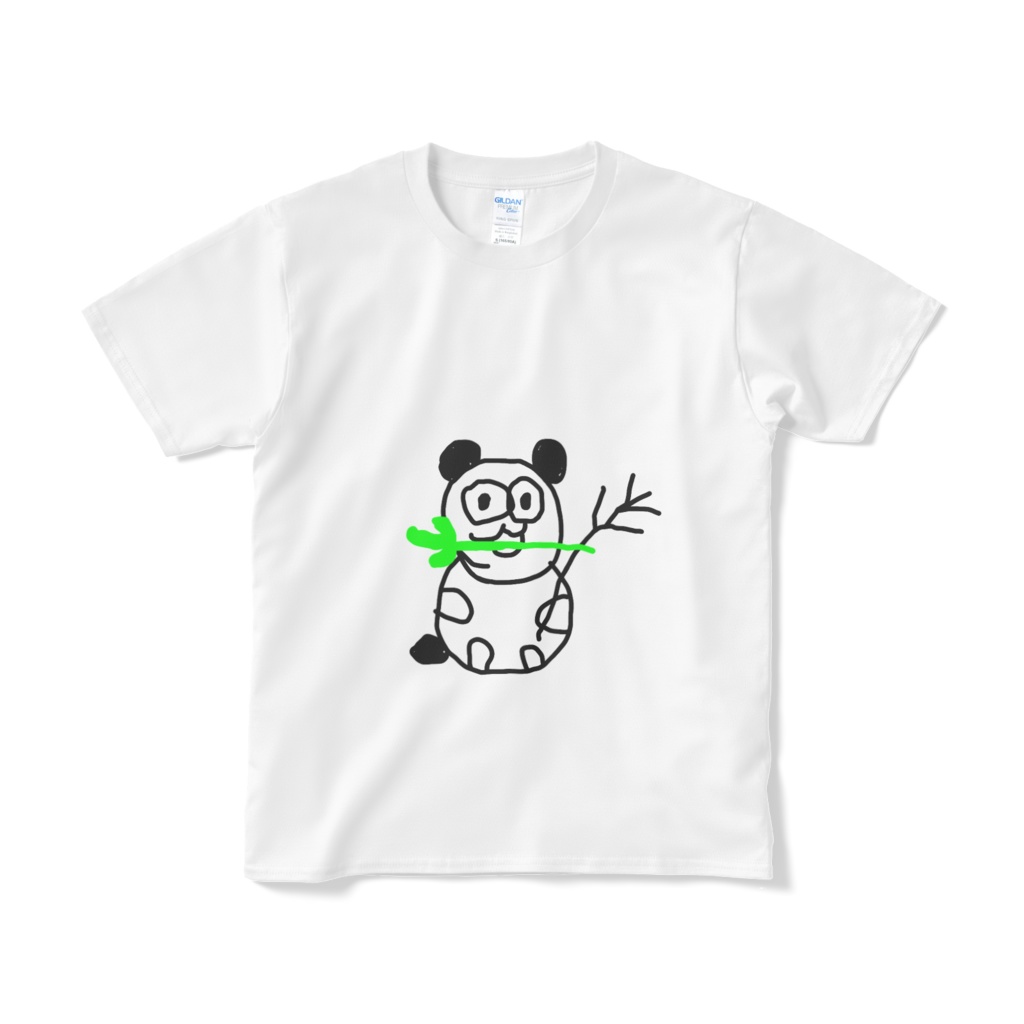 よもぎパンダTシャツ