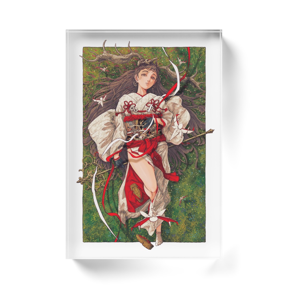 忌み鹿の巫女・アクリルブロック