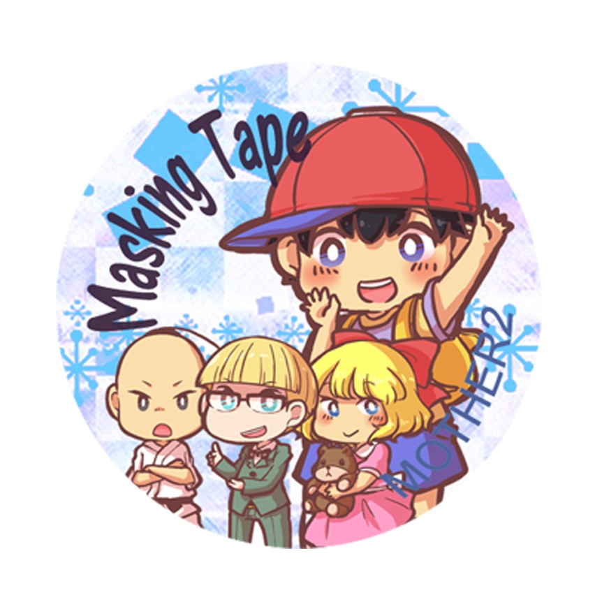 パーティメンバー大集合！マスキングテープ（MOTHER2）